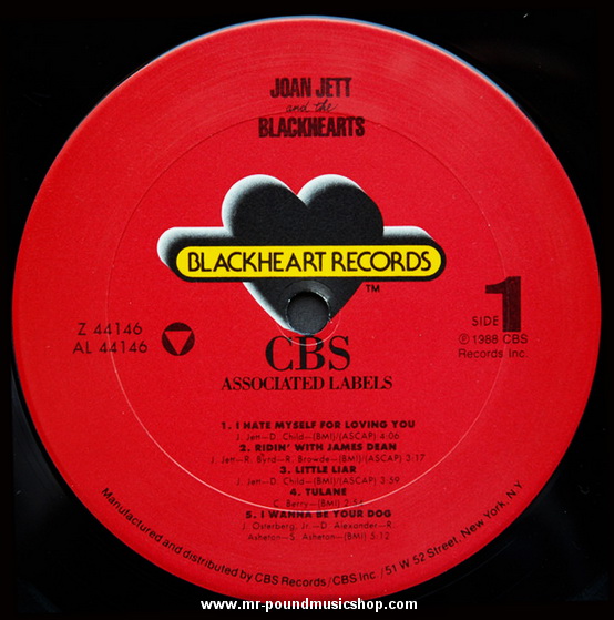 Joan Jett & The Blackhearts - Up Your Alley