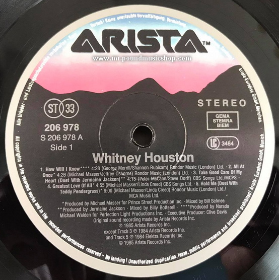 Whitney Houston - Whitney Houston (Portfolio)