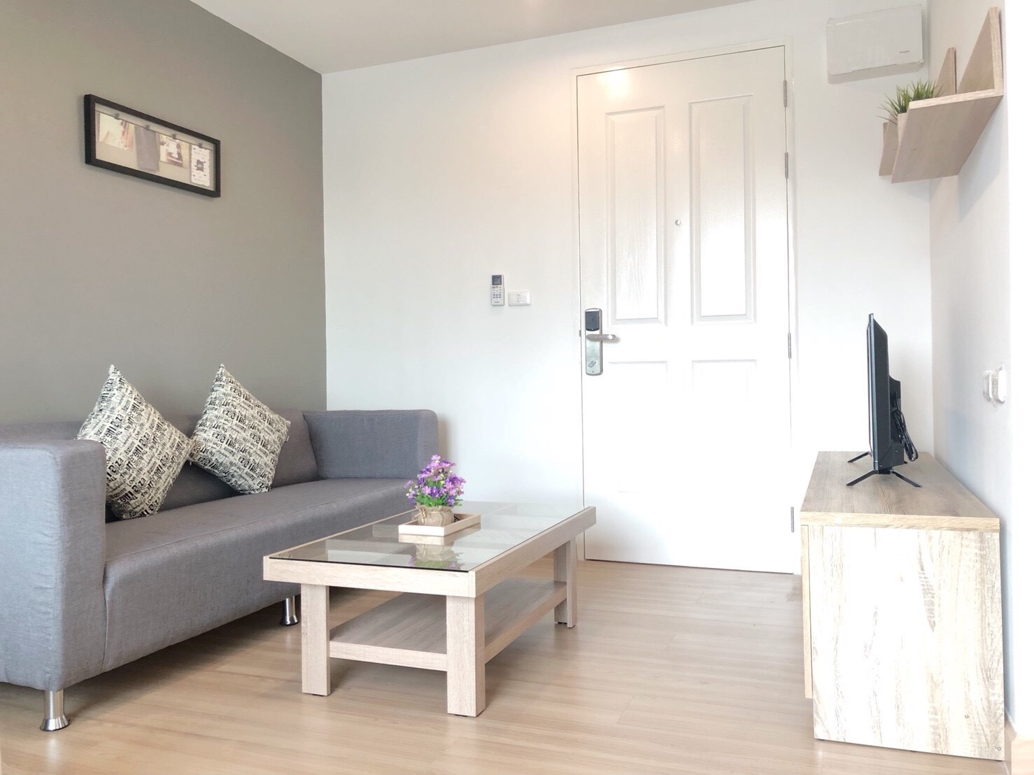 ให้เช่า Condo The Niche id Serithai คอนโด เดอะนิช ไอดี เสรีไทย 1 ห้องนอน 1 ห้องน้ำ ตึก B ชั้น 4 วิวเมือง