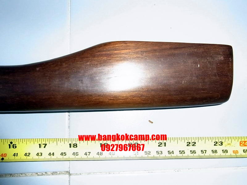 ด้ามขวานไม้มะค่า ยาว59 ซม. ขัดเนียน