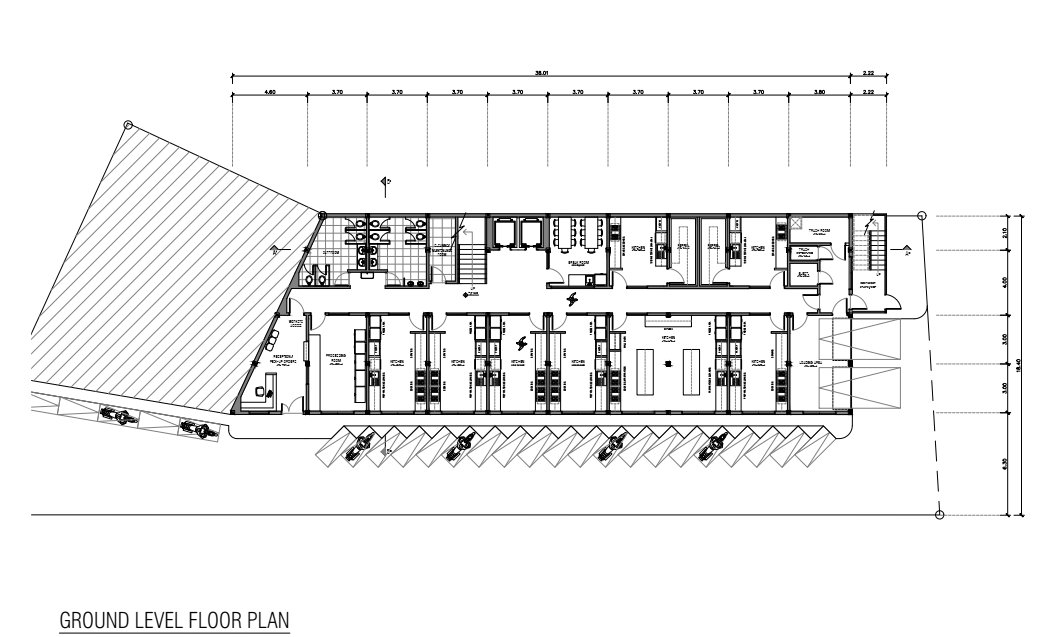 ให้เช่าตึกอาคารพาณิชย์ 10 คูหา (***ไม่แบ่งเช่า***) พร้อมถนนส่วนตัว ตั้งอยู่บนที่ดินขนาด 221 ตารางวา สุขุมวิท ซอย 22