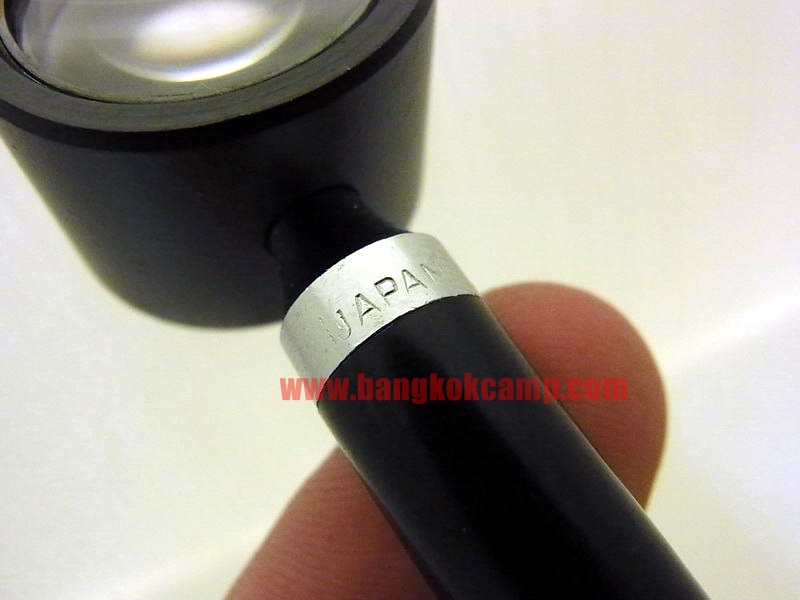 แว่นขยาย/เลนส์ขยาย/กล้องส่องพระ/เพชร ญี่ปุ่น (Made in JAPAN) กำลังขยาย 15X ...ใหม่เก่าเก็บ ไม่ผ่านการใช้ แท้