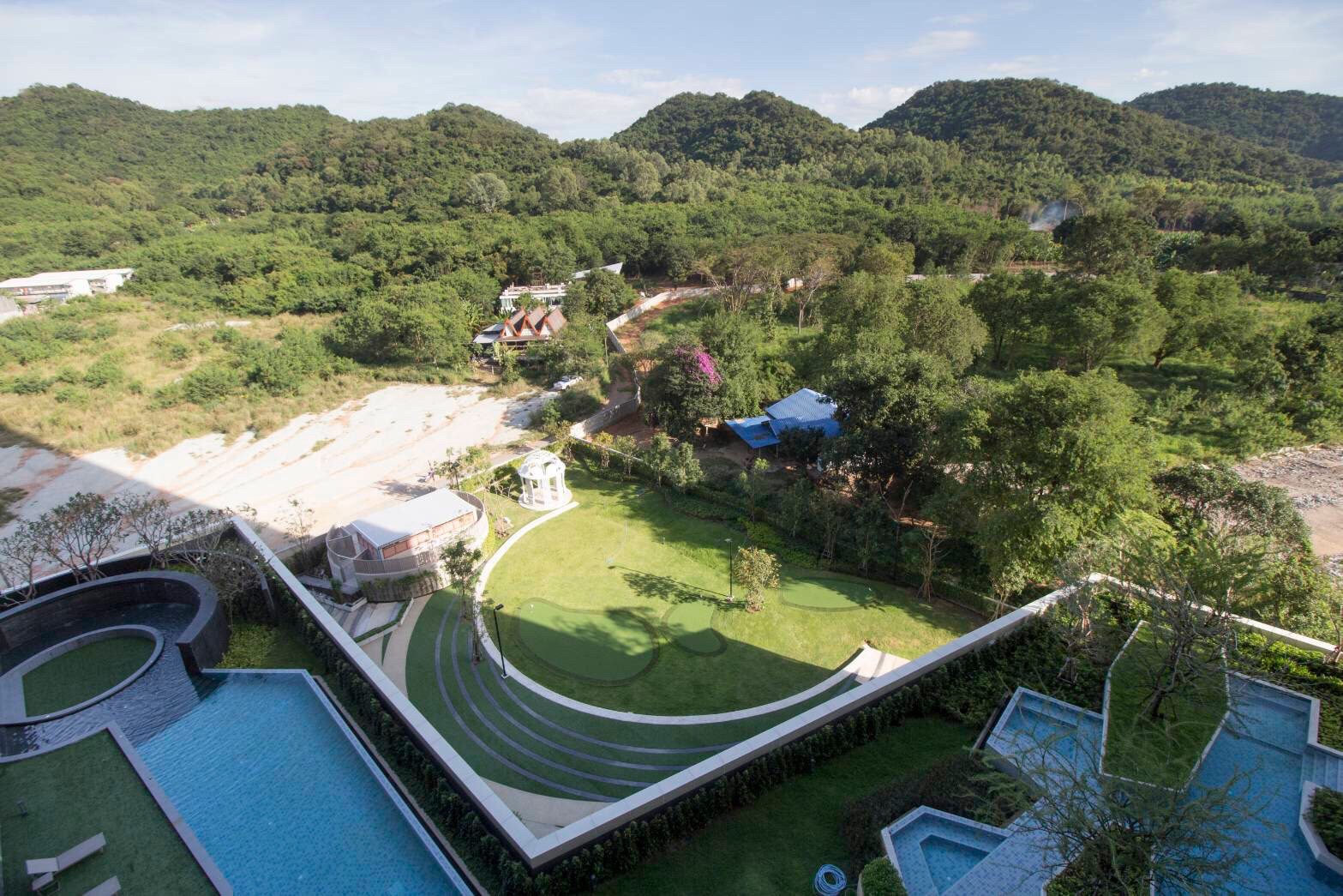 ขาย / เช่าคอนโดตากอากาศ knightsbridge the ocean sriracha (ไนท์บริดจ์ ดิ โอเชี่ยน ศรีราชา) 1 ห้องนอน