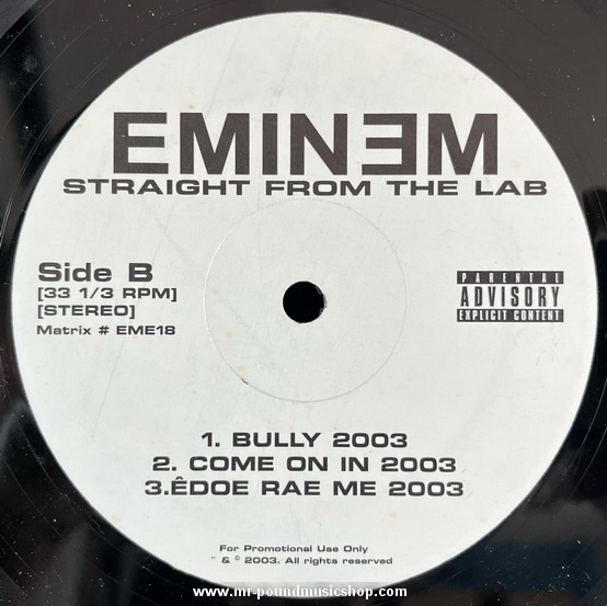 Eminem - Straight From The Lab
