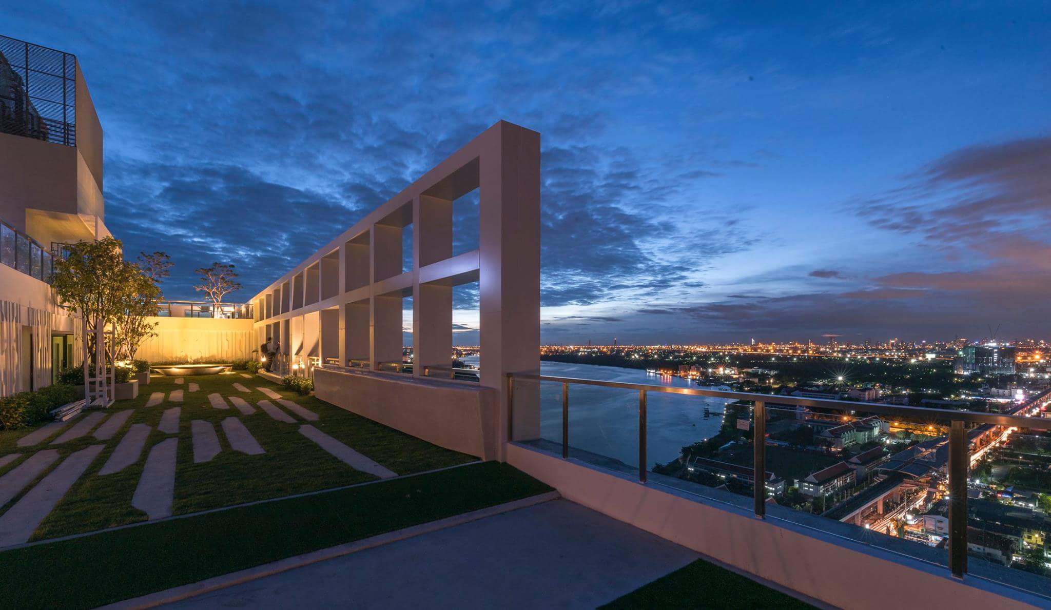 ขายคอนโด Knightsbridge Sky River Ocean (ไนท์บริดจ์ สกาย ริเวอร์ โอเชี่ยน) 1 ห้องนอน วิวโค้งแม่น้ำ