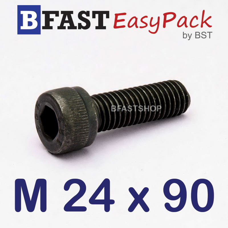 สกรูหัวจมดำ M 24 x 90 *เกลียวครึ่ง*