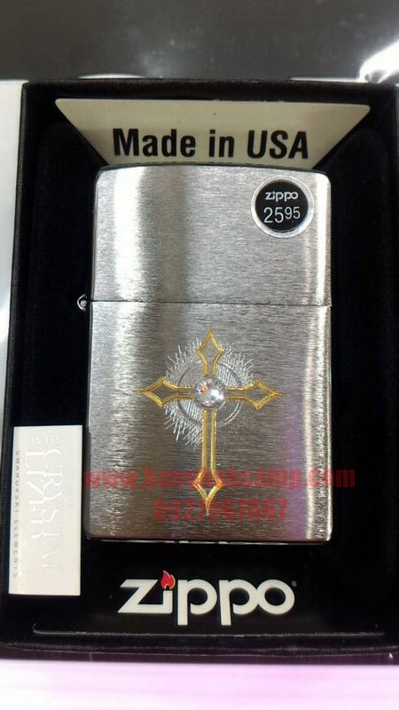 ไฟแช็ค Zippo Made in USA ใหม่ แท้ (Swarovski)