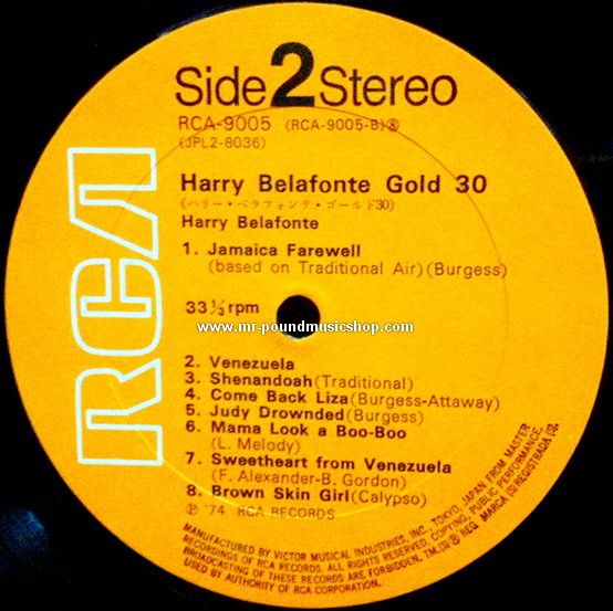 Harry Belafonte - Gold 30