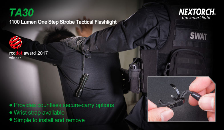 ไฟฉาย Nextorch TA30 1100 Lumens One Step Tactical Flashlight