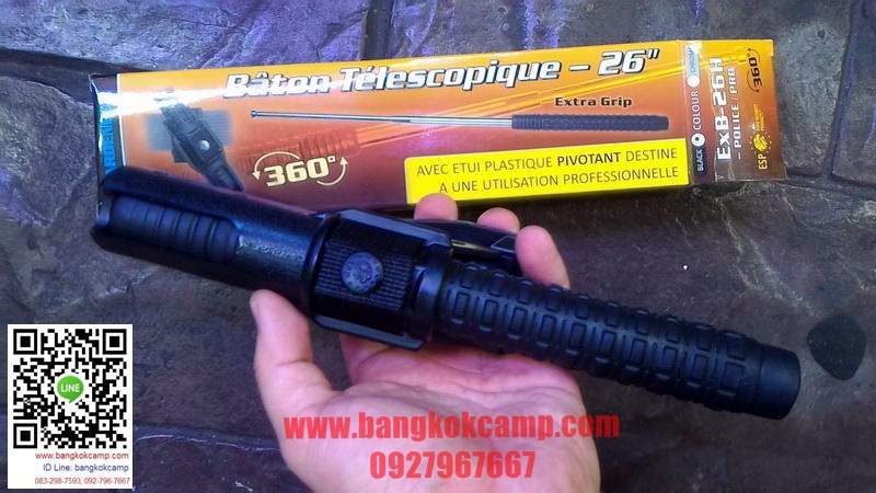 ดิ้ว ESP Expandable Baton Made in E.U. 26นิ้ว ของแท้ (ชุบแข็ง) ใหม่ซองปลดเร็ว