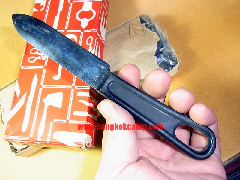 มีดญี่ปุ่น KIFFE ปี1960 สมัยสงครามเวียดนาม ใหม่เก่าเก็บ ไม่ผ่านการใช้ (Mess Stainless knife Japan Kiffe stamped Vintage on Vietnam or Korean war.)