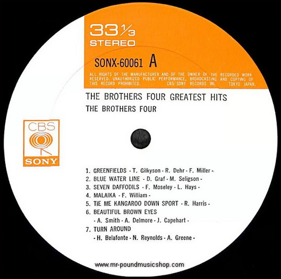 The Brothers Four - The Brothers Four Greatest Hits