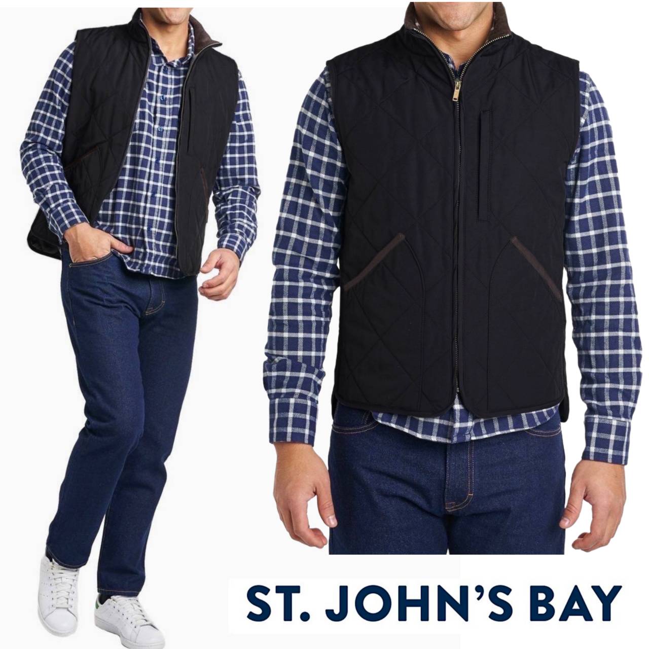 St.John's bBay Men's Vest