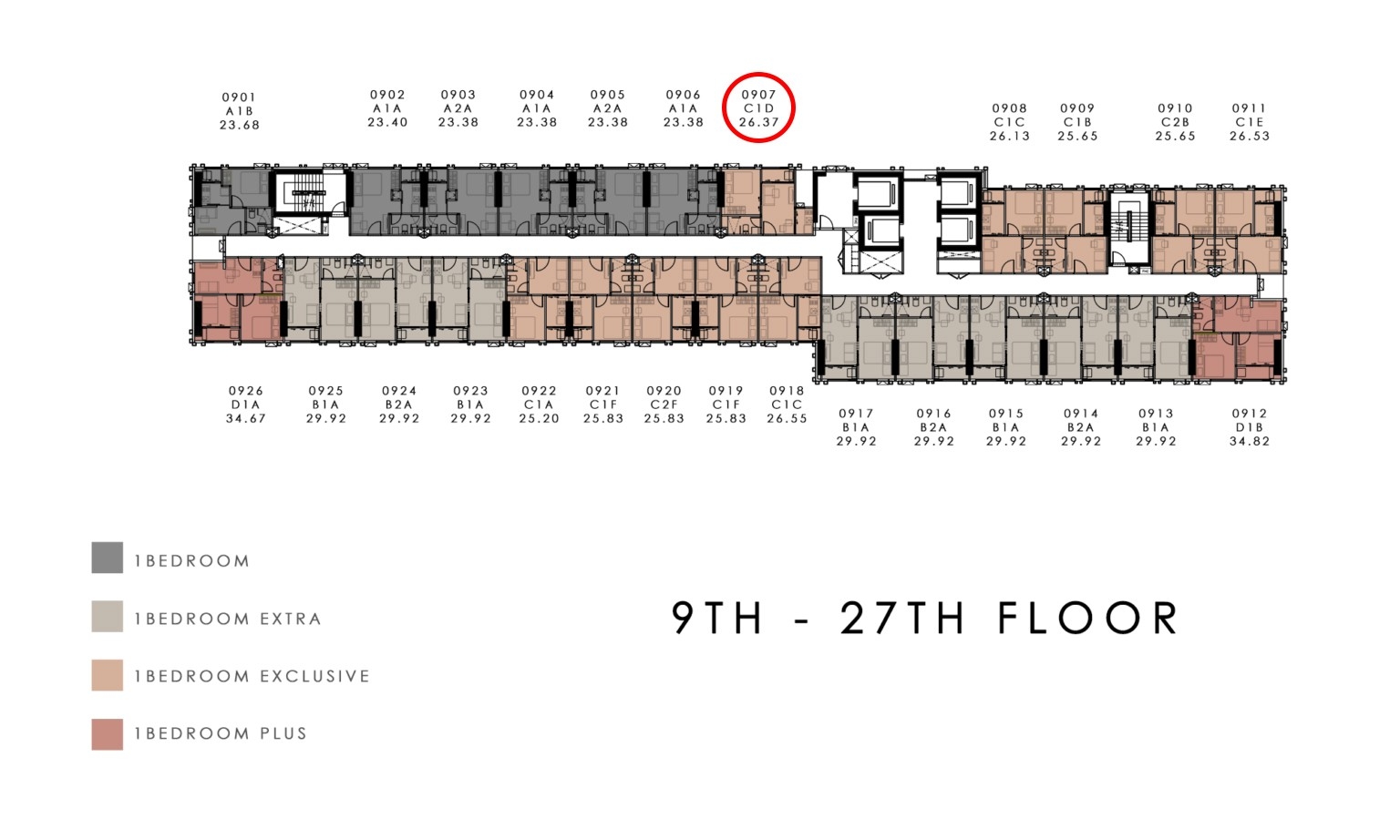 ให้เช่าคอนโด Modiz Rhyme Ramkhamhang โมดิส ไรม รามคำแหง 1 ห้องนอน 1 ห้องน้ำ ขนาด 26 ตรม ชั้น 17 เฟอร์ครบ พร้อมอยู่ ค่าเช่า 13000 บาท