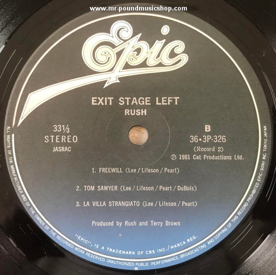 Rush - Exit...Stage Left