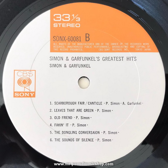 Simon & Garfunkel - Simon & Garfunkel's Greatest Hits
