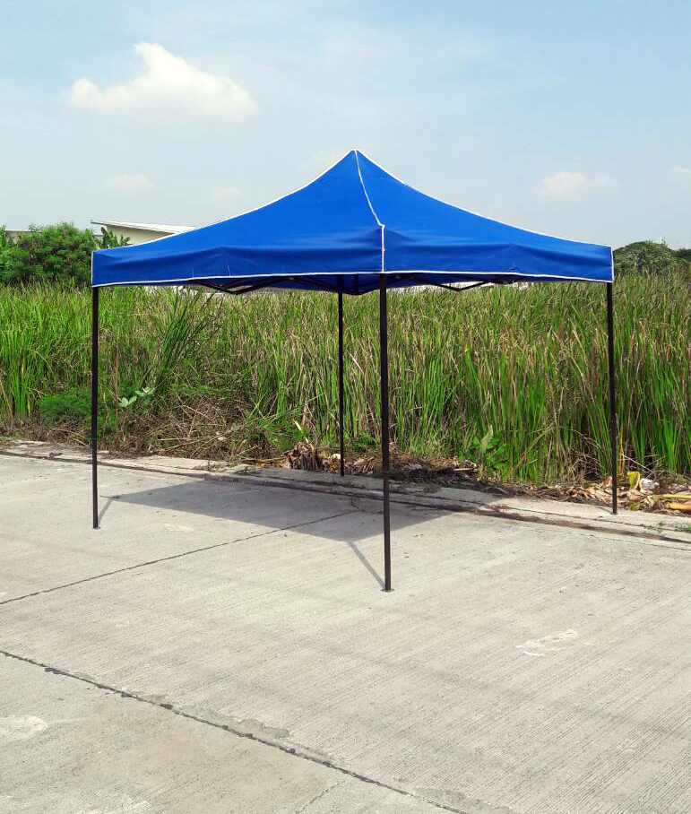 เต็นท์พับได้ สีน้ำเงิน ขนาด 3m x 3m