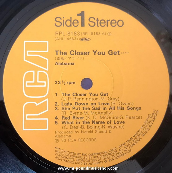 Alabama - The Closer You Get