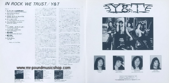 Y&T - In Rock We Trust