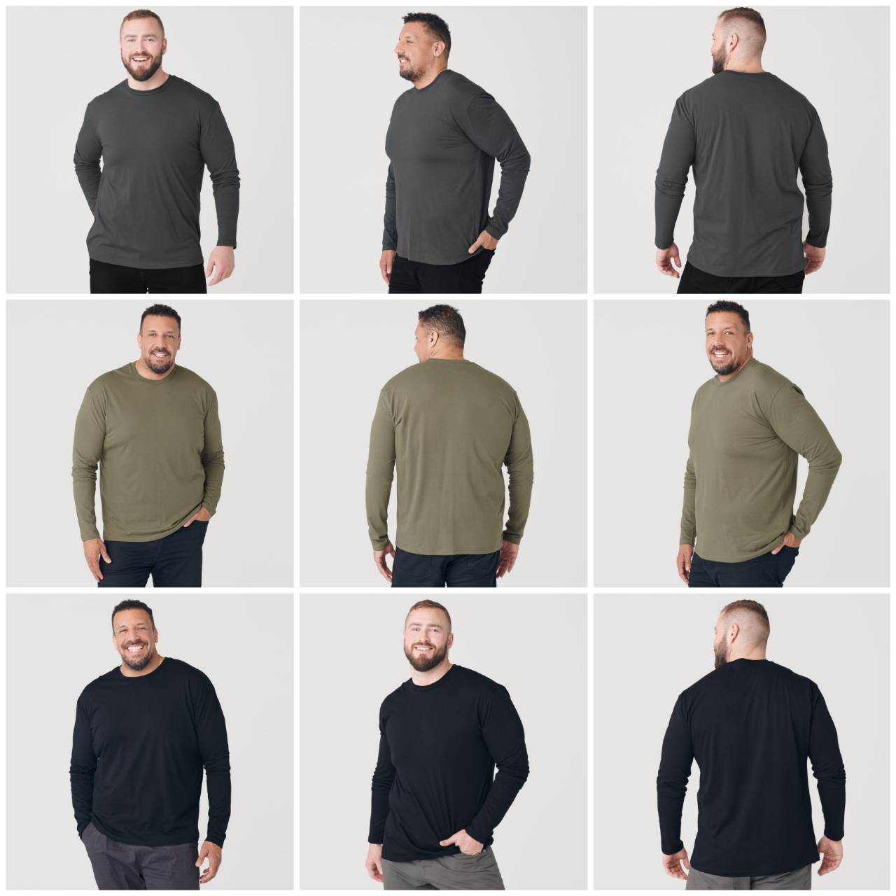 True Classic Premium Crew Neck Long Sleeve T-Shirt