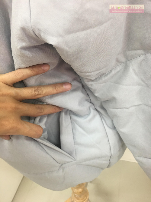 เสื้อกันหนาว ฮู้ดดี้ ผ้าโพลิเนื้อด้าน แต่งขนเฟลอฟู บุนวมฟูๆ หนานุ่ม อุ่นมากๆ พร้อมส่งจ้า