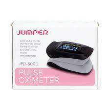 เครื่องวัดออกซิเจนในเลือด Fingertip Pulse Oxemeter รุ่น JPD-500D ยี่ห้อ JUMPER