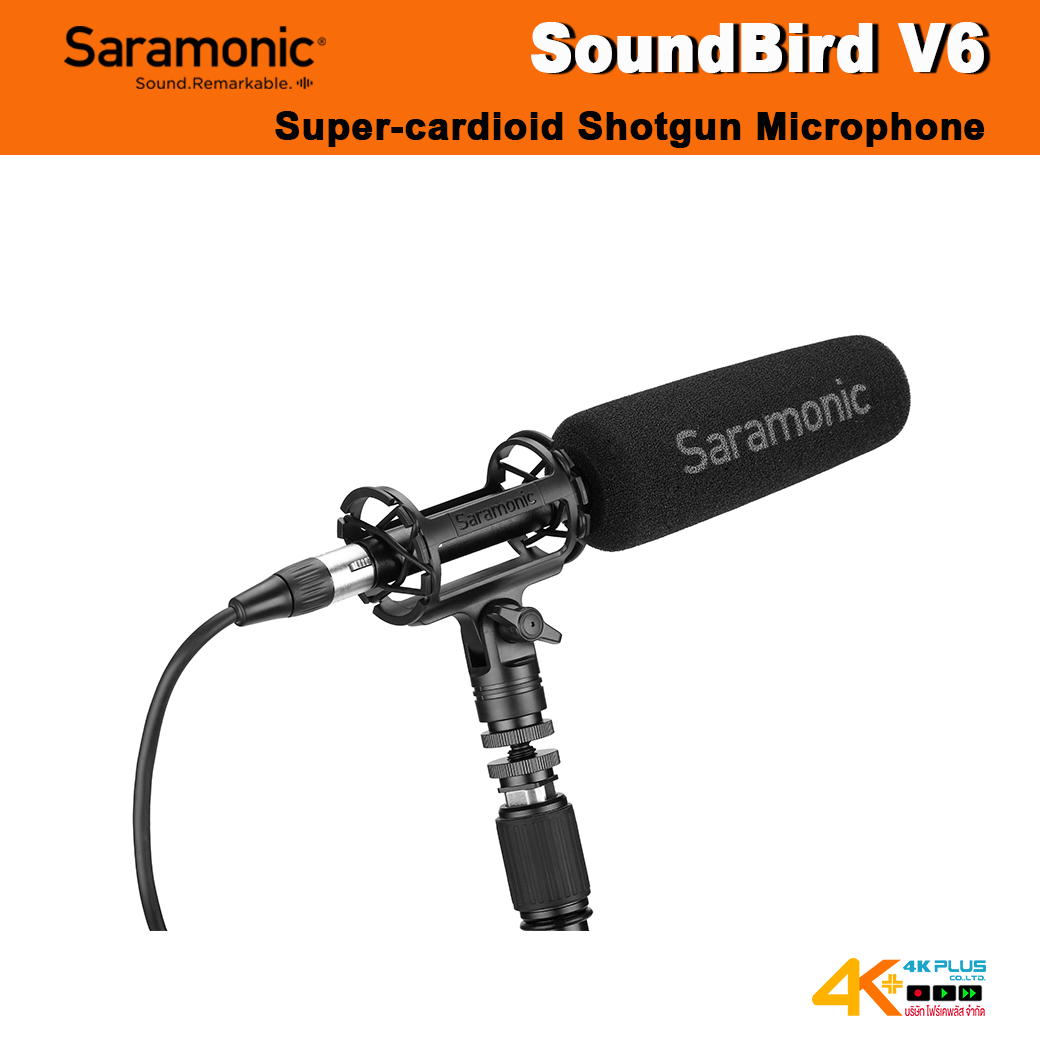 Saramonic SoundBird V6 Super-cardioid Shotgun Microphone