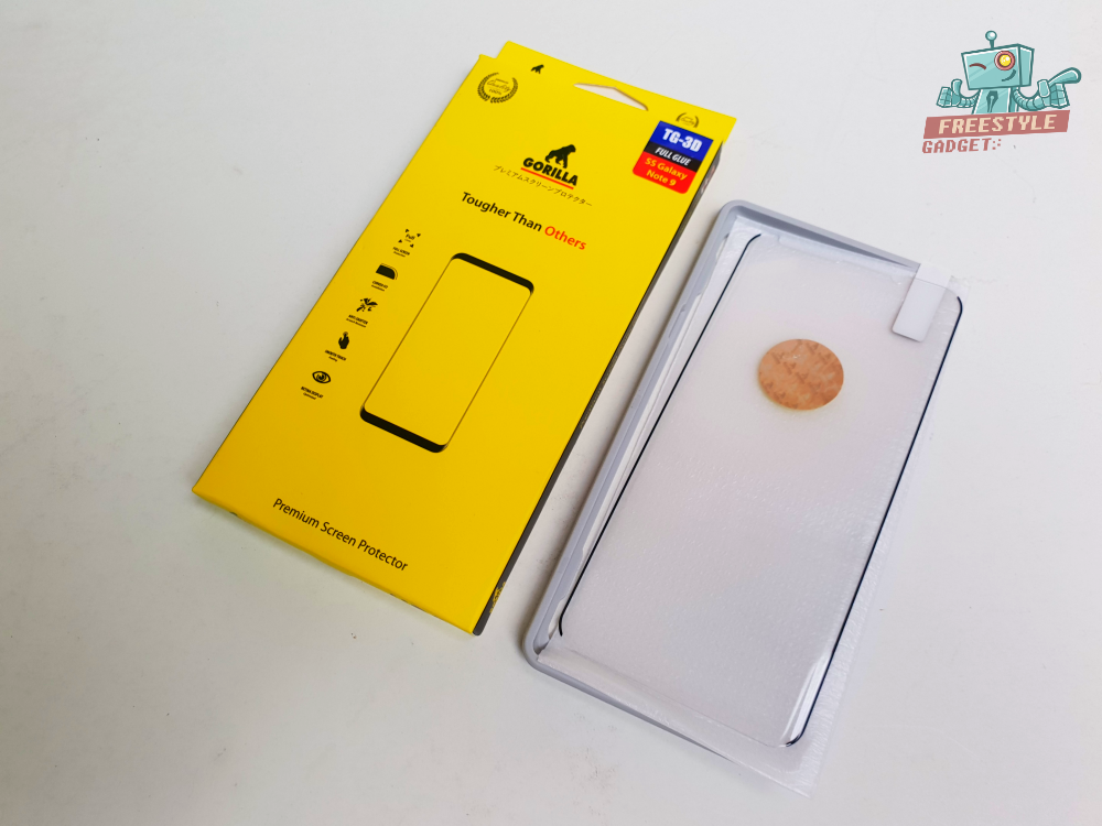 GORILLA 3D FULL GLUE กอลิล่า - ฟิล์มกระจก Samsung Galaxy Note 8 / 9 [ กาวเต็ม ]