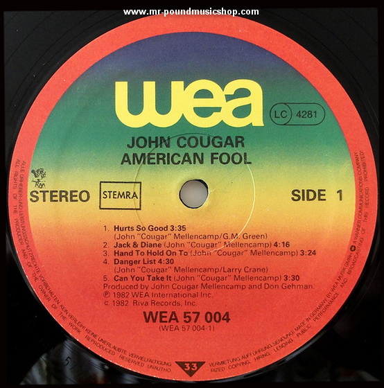 John Cougar - American Fool