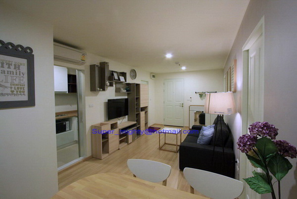 ให้เช่า / ขาย คอนโด U-Delight @บางซื่อ3 ห้องสวย 2 ห้องนอน 1 พื้นที่ 49ตรม ชั้น8 วิวสระแนวยาว อารมณ์รีสอร์ท