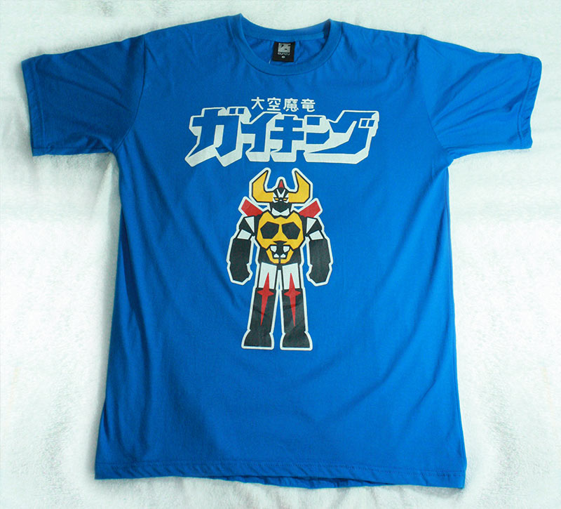 T-Shirt เสื้อยืดกันดั้ม ซุปเปอร์โรบ็อท ไกคิง Super Robot Gaiking สุดเท่ห์ สีฟ้า จากร้าน GUNZU !!โปรโมชั่น