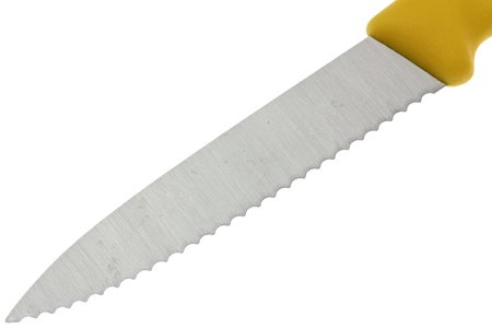 VICTORINOX PARING KNIFE SET สีเหลือง แพ็คคู่ (2เล่ม) ใบหยัก (6.7636.L118B)