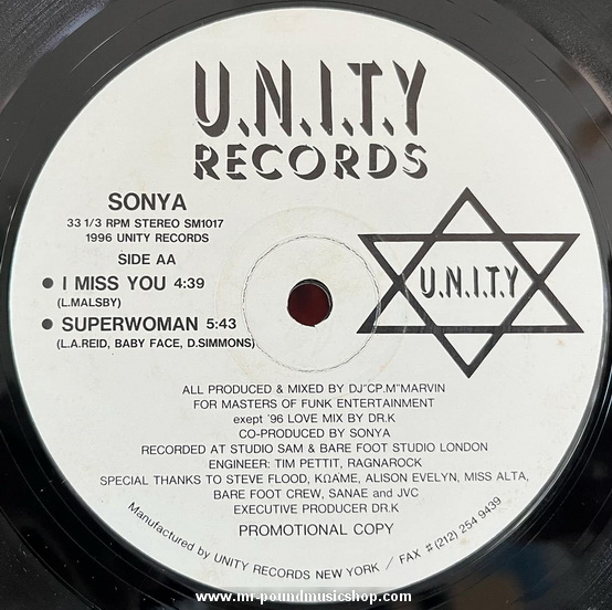 Sonya - Not The Man That I Need