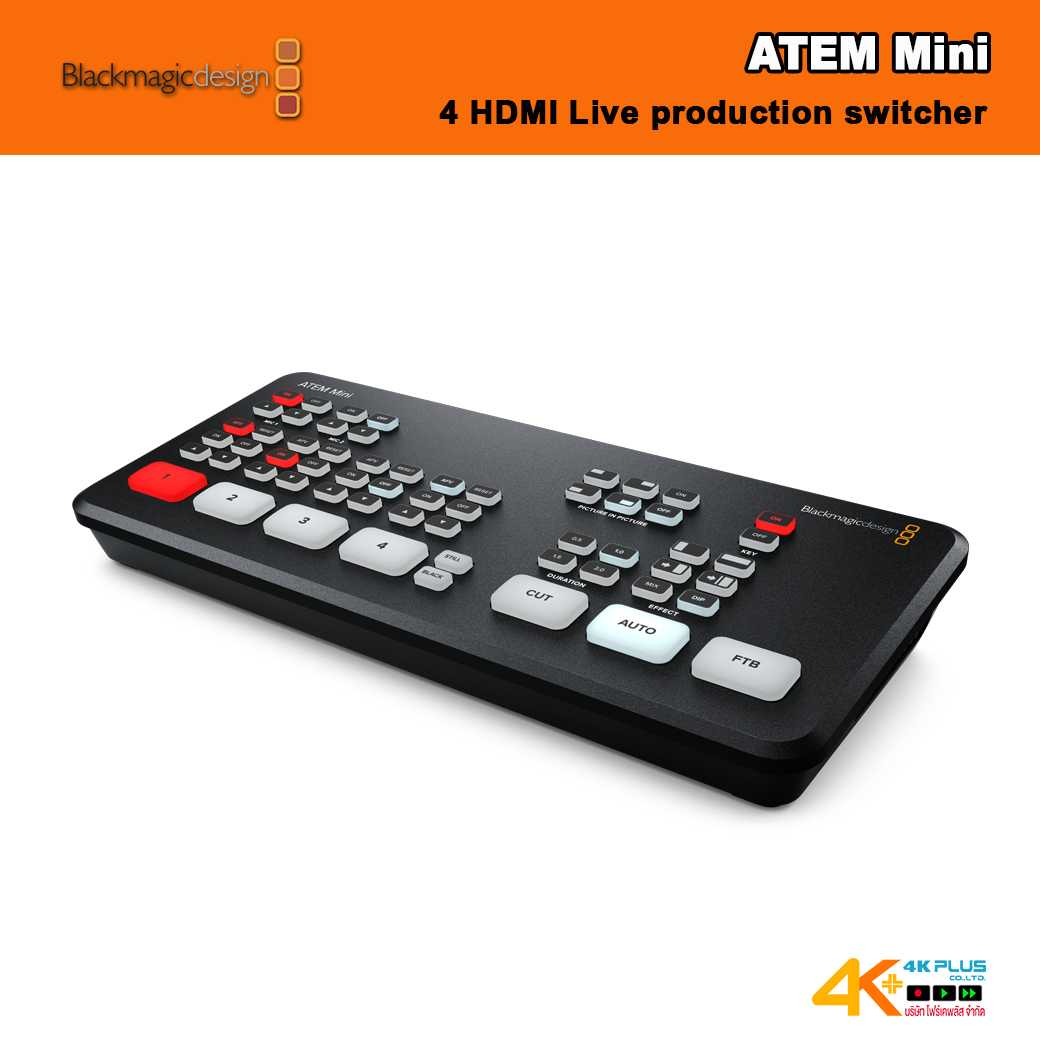 ATEM Mini 4 HDMI Live production switcher