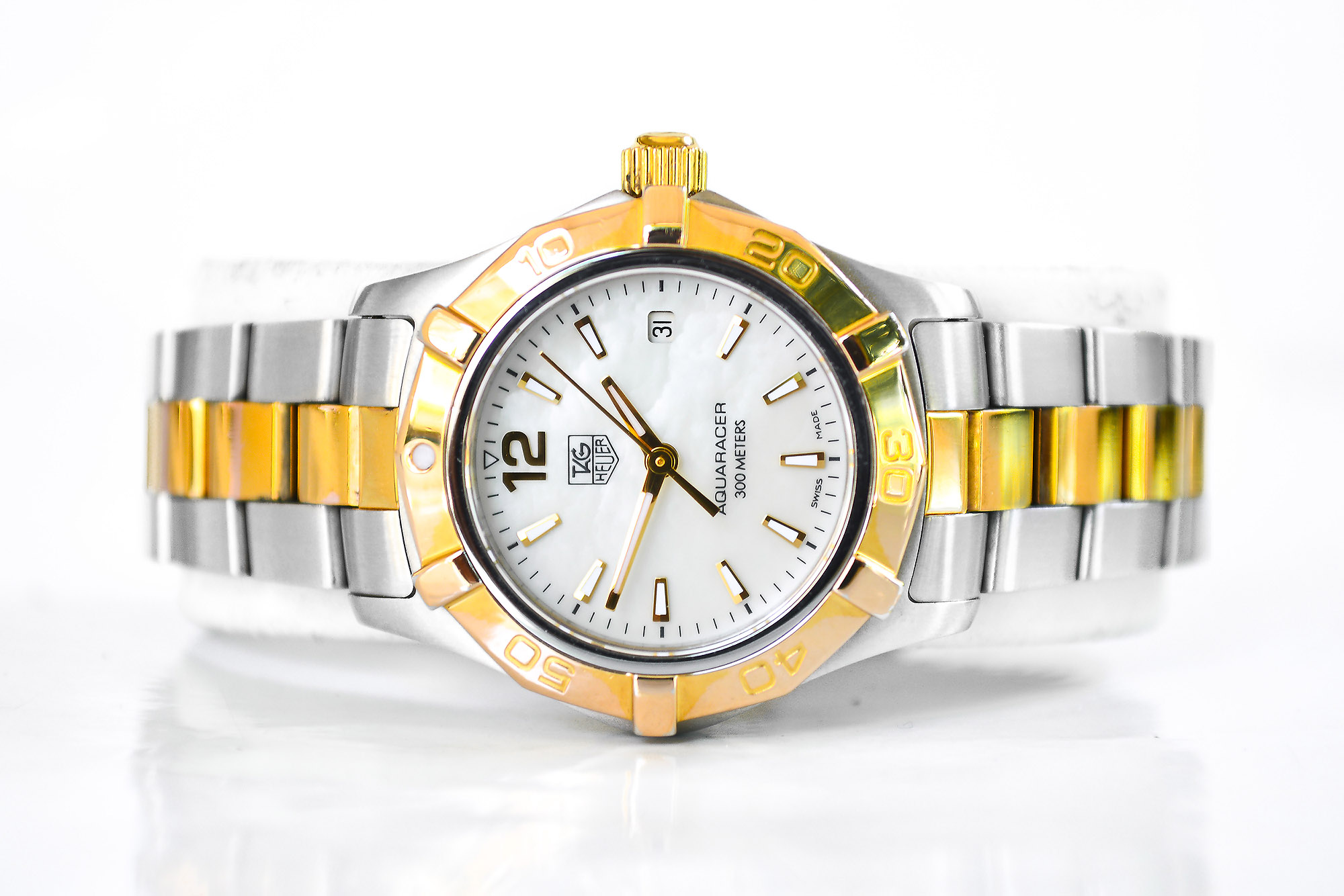 Tag Heuer Aquaracer 2tone lady หน้ามุก (Sold)