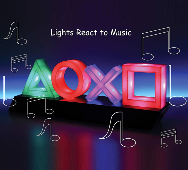 Icon Light Playstation เปลี่ยนไฟตามเสียง
