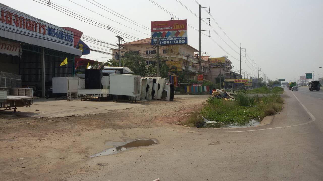 ขายที่ดินเปล่าปากทางเข้า มหาชัย พื้นที่ 80 ไร่ ขายไร่ละ 4.0 ล้าน ติดถนนพระราม ๒