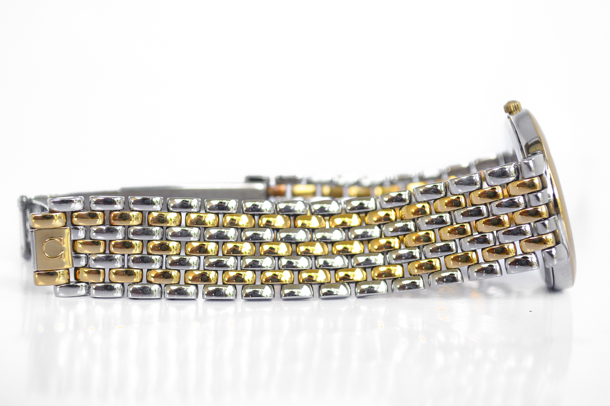 Omega Deville Date 18K หลักโรมัน หน้าขาว (Sold)