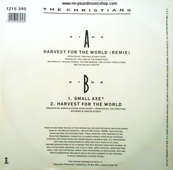 The Christians - Harvest For The World