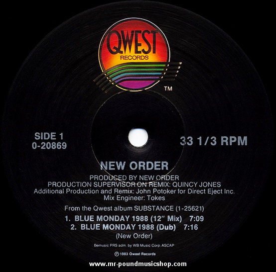 New Order - Blue Monday 1988