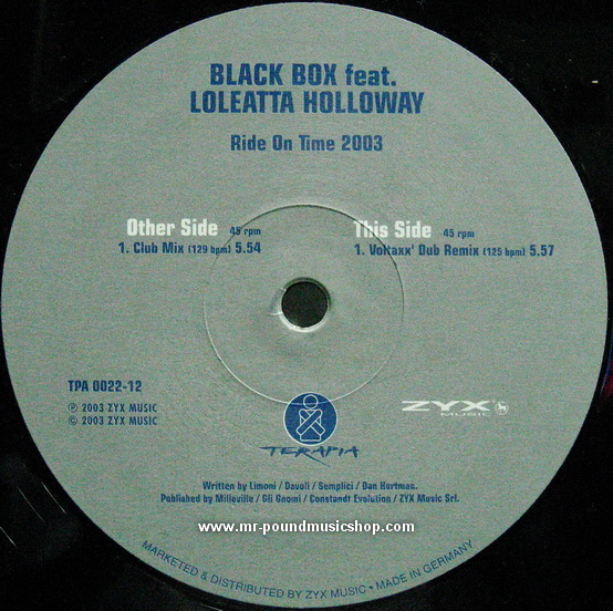 Black Box feat. Loleatta Holloway - Ride On Time 2003
