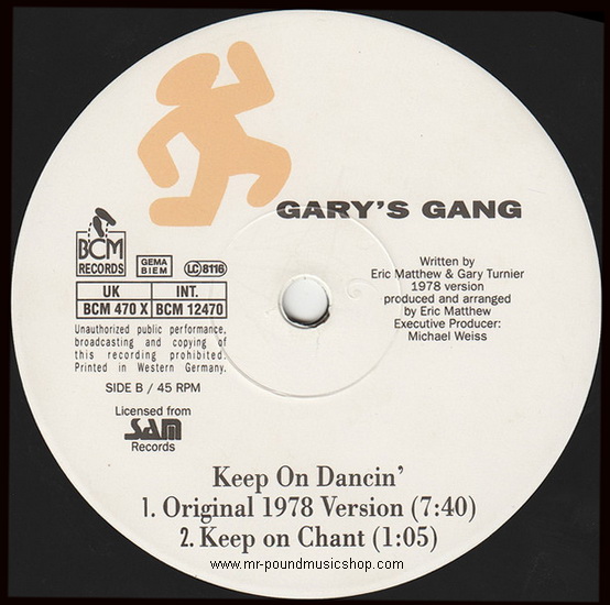 Gary's Gang - Keep on Dancin' 1990