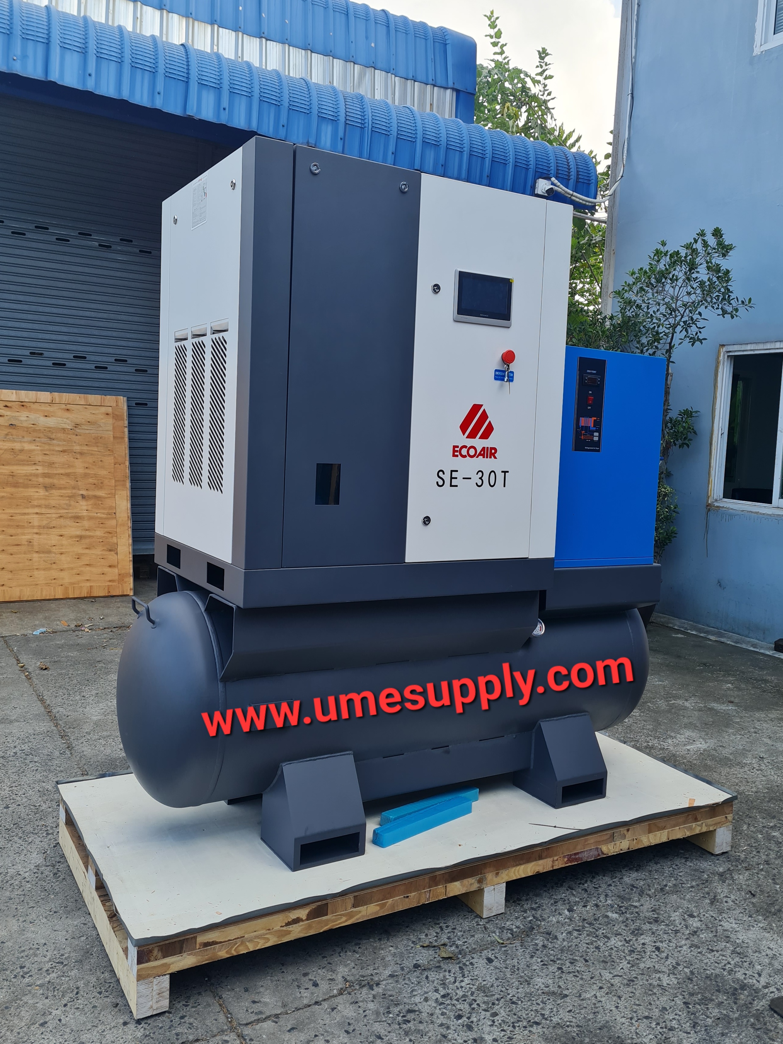 ปั๊มลมสกรู "ECOAIR"COMPLETE SET"VSD" 30 HP.