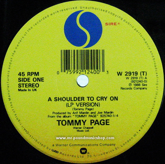 Tommy Page - A Shoulder To Cry On