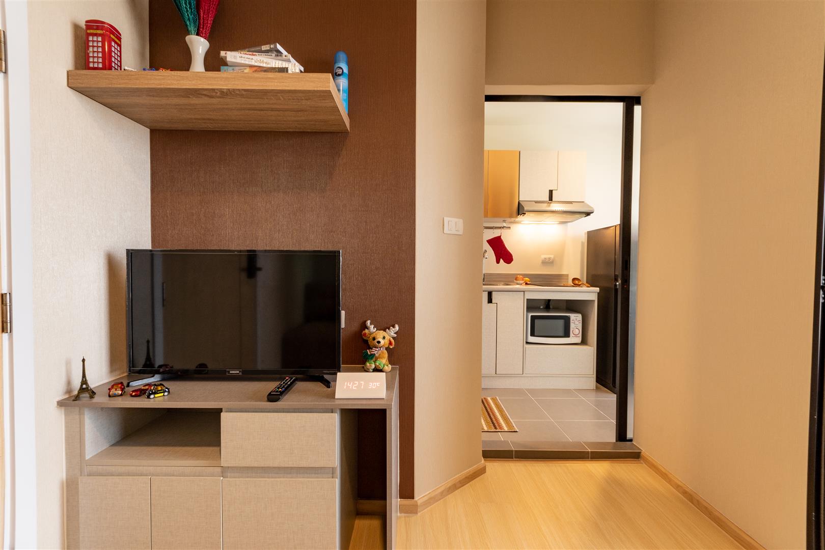 ขายคอนโด Rise Rama 9 (ไรซ์ พระราม 9) 1 ห้องนอน 1 ห้องน้ำ ตึก C ชั้น 4 ขนาด 25.13 ตร.ม.