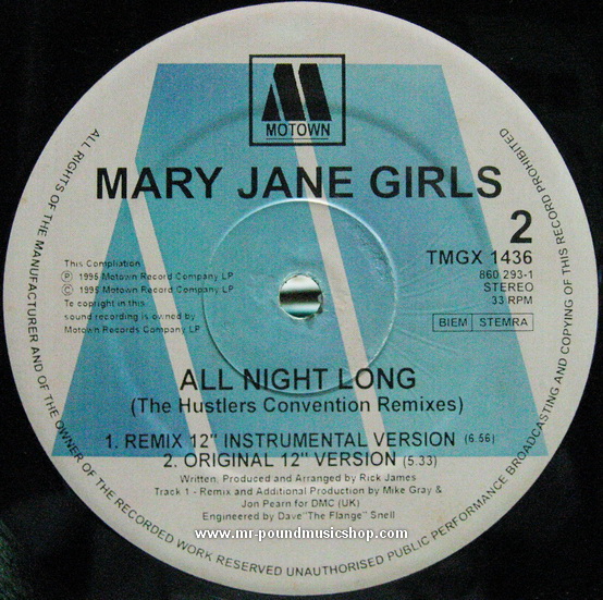 Mary Jane Girls - All Night Long (The Hustlers Convention Remixes)