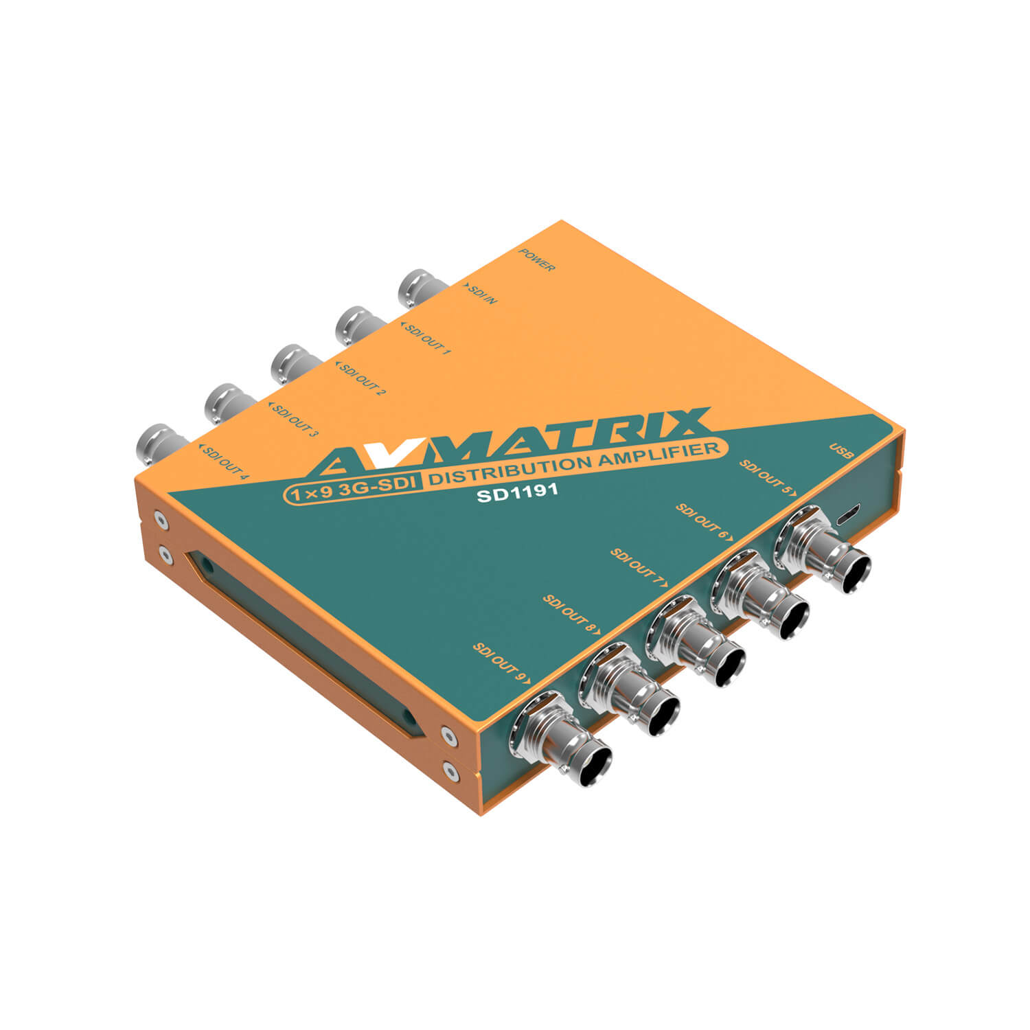 SD1191 AVMatrix 1×9 SDI Reclocking Distribution Amplifier