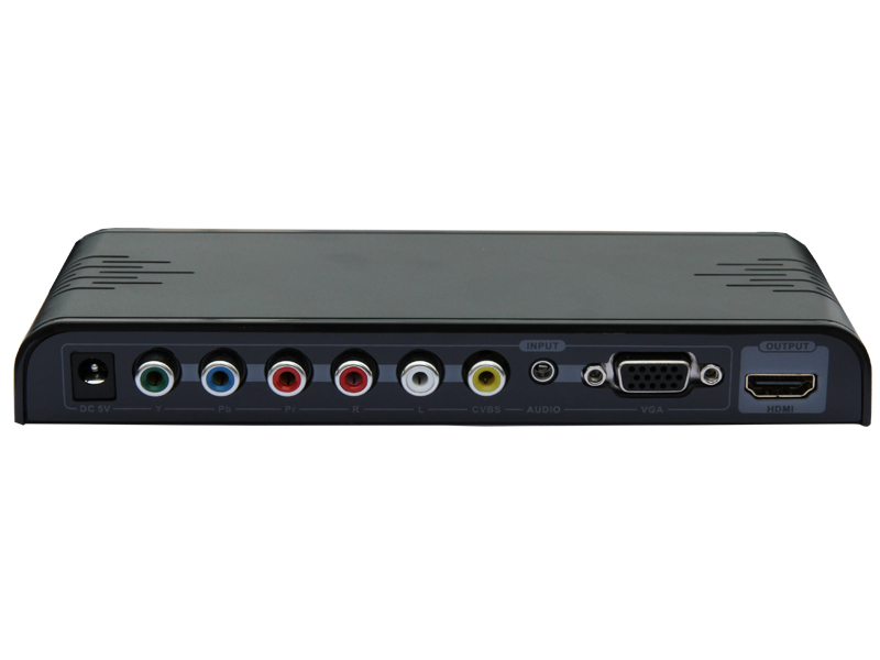 LKV353 YPbPr+VGA+CVBS+Audio to HDMI Converter