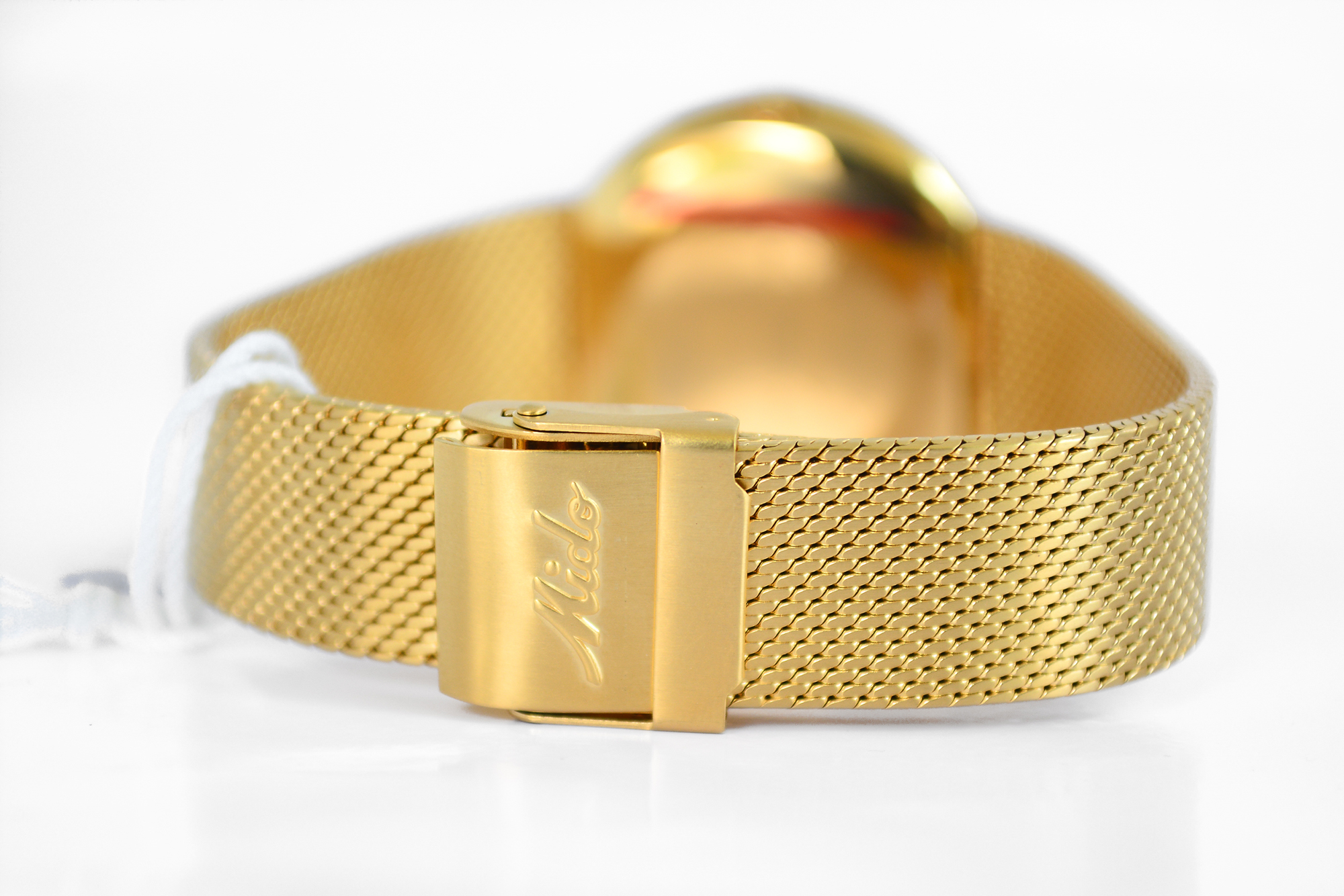 NEW:Mido Commander Automatic Aquadur เรือนทอง สายถัก