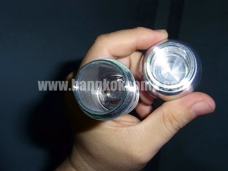 ไม้หายาก... ไม้ตะพด(ไม้ปุ่มประดู่, ปมประดู่) ลายสวยมาก หัว+ท้ายไททาเนียม หัวทรงลูกจันทร์